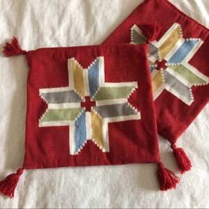 Boho Wool Cushion Covers (set of 2)